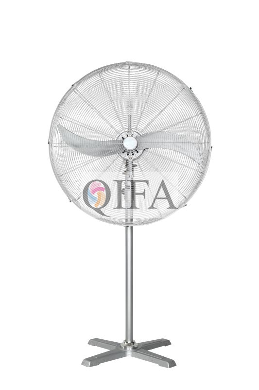 Silver Industrial fan, pedestal industrial fan